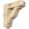 Ekena Millwork Funston Arts and Crafts Rough Sawn Bracket w/ Offset Brace, Douglas Fir, 8"W x 28"D x 28"H BKT0806X28X28FST03RDF - alternate 1